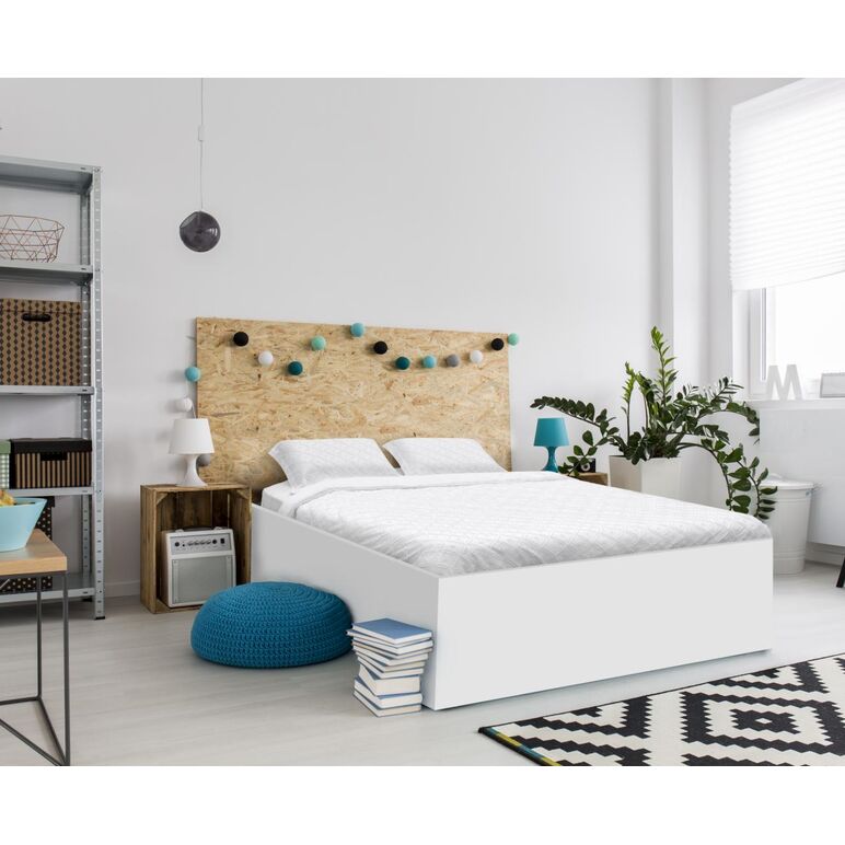 Lenjerie pat ks cu broderie tuffata alba,  Lenjerii de pat | electropc.ro