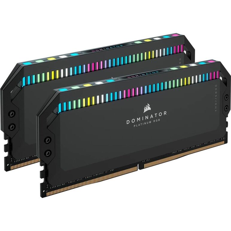Memorie ram corsair dominator 64gb (2x32) ddr5 6000mhz, cl30, 1.40v xmp 3.0 black,  Memorii RAM Desktop | electropc.ro