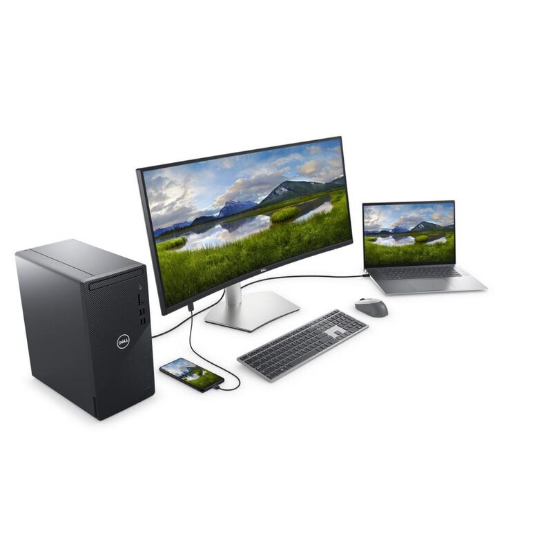 Monitor dell curved usb-c 34'', 86.42 cm, wqhd (3440 x 1440) at 100hz, screen type: active matrix-tft lcd, panel technology: vertical alignment (va), backlight: led edgelight system, display screen coating: anti- glare treatment of the front polarizer (3h,  Monitoare LED | electropc.ro