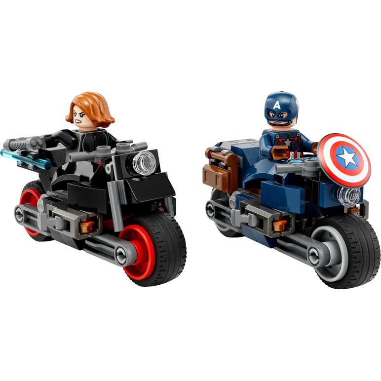 Moto.black widow&c. america, 76260 lego,  Seturi de constructie | electropc.ro
