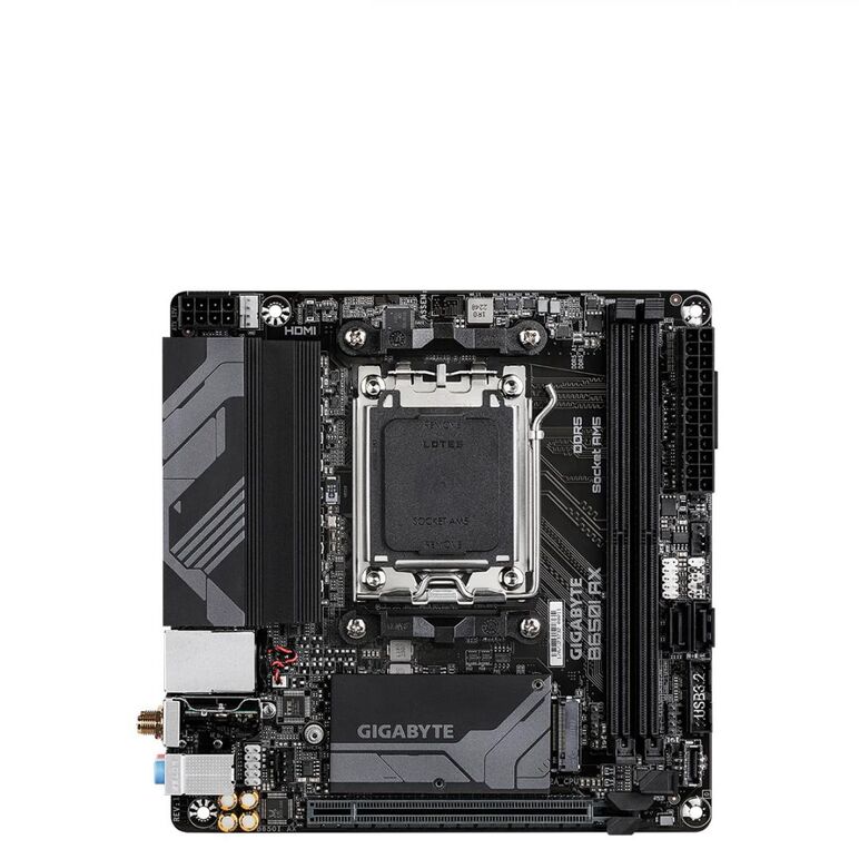Placa de baza gigabyte b650i ax am5, 2x ddr5, 1x dp 1x hdmi, 1x pcie x16, 1x m.2, 2x sata 6gb/s, mini-itx,  Placi de baza | electropc.ro
