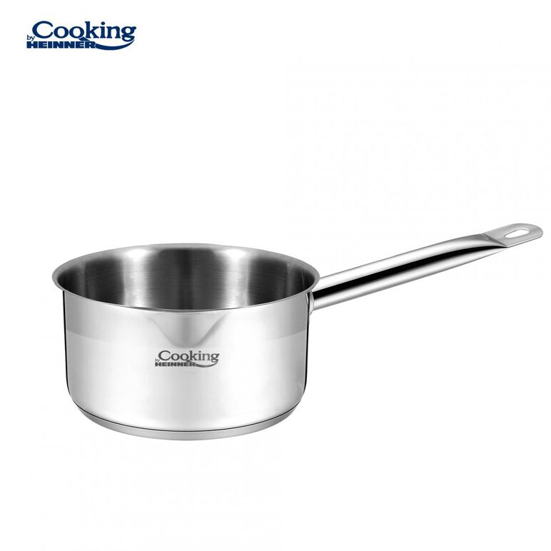 Caserola inox 18x9 cm, 2.1 l, maestro, cooking by heinner,  Tavi copt | electropc.ro