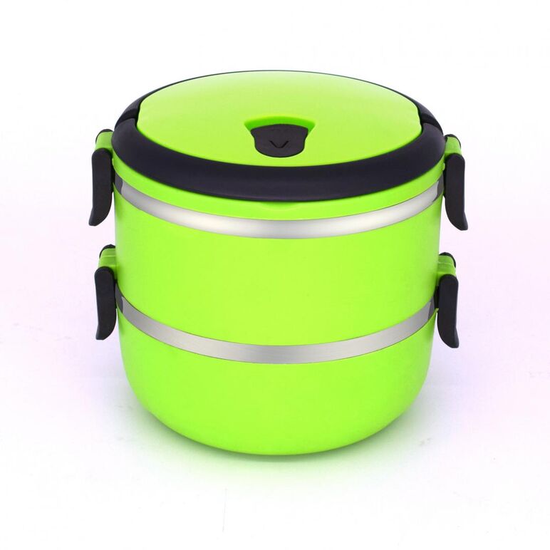 Caserola termica dubla,   2x0.7l, verde, art of dining by heinner,  Boluri & Cutii alimente | electropc.ro