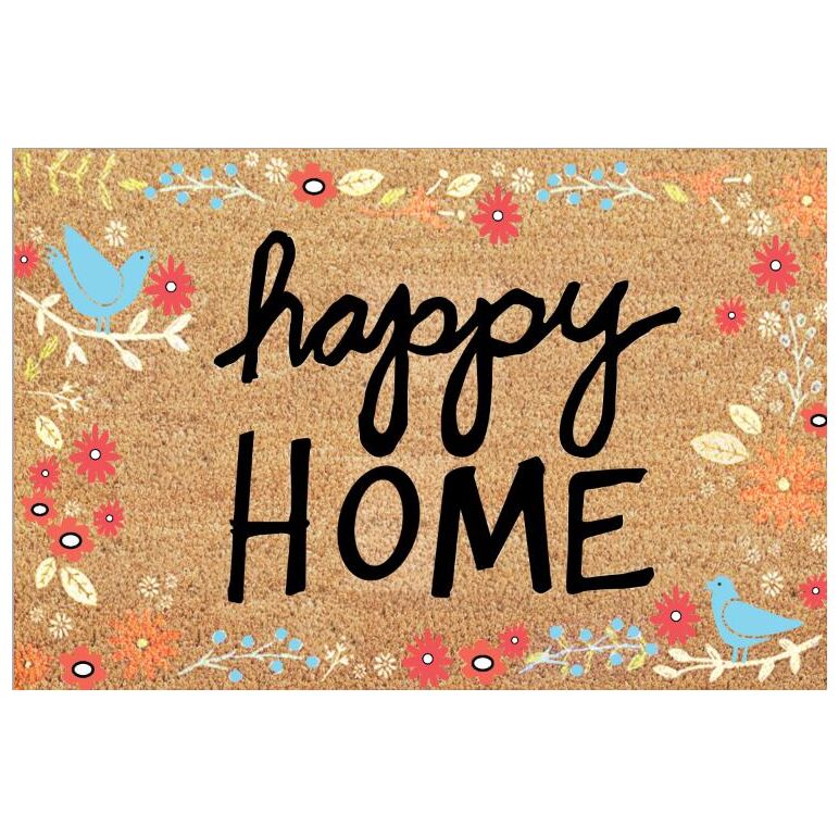 Covoras intrare 40x60cm, happy, heinner home,  Covorase intrare | electropc.ro