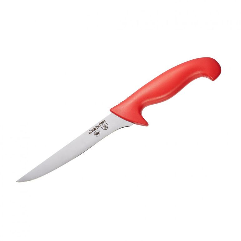 Cutit  dezosat profesional 18 cm, rosu, chef line, cooking by heinner,  Cutite & seturi | electropc.ro