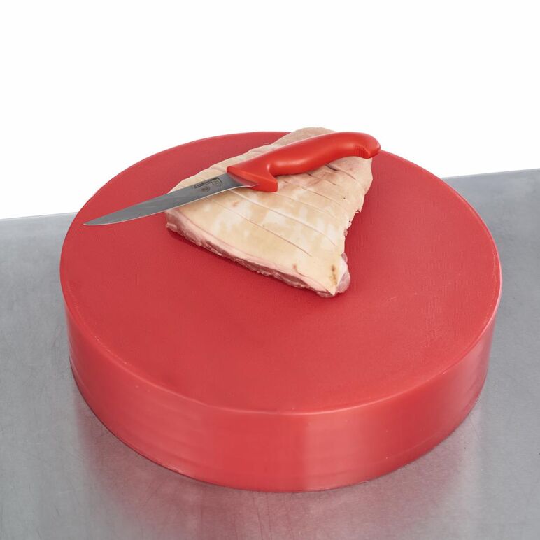 Cutit  dezosat profesional 18 cm, rosu, chef line, cooking by heinner,  Cutite & seturi | electropc.ro