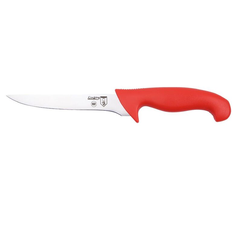 Cutit  dezosat profesional 18 cm, rosu, chef line, cooking by heinner,  Cutite & seturi | electropc.ro
