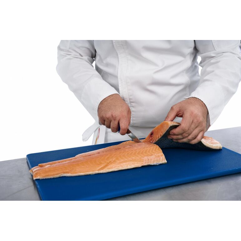 Cutit dezosat profesional 18cm, albastru, chef line, cooking by heinner,  Cutite & seturi | electropc.ro
