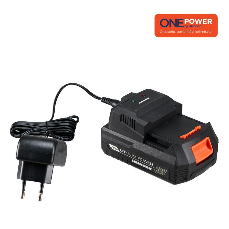 One power by heinner  pachet acm 2.0ah+incarcator 0.5ah,  Acumulatori | electropc.ro