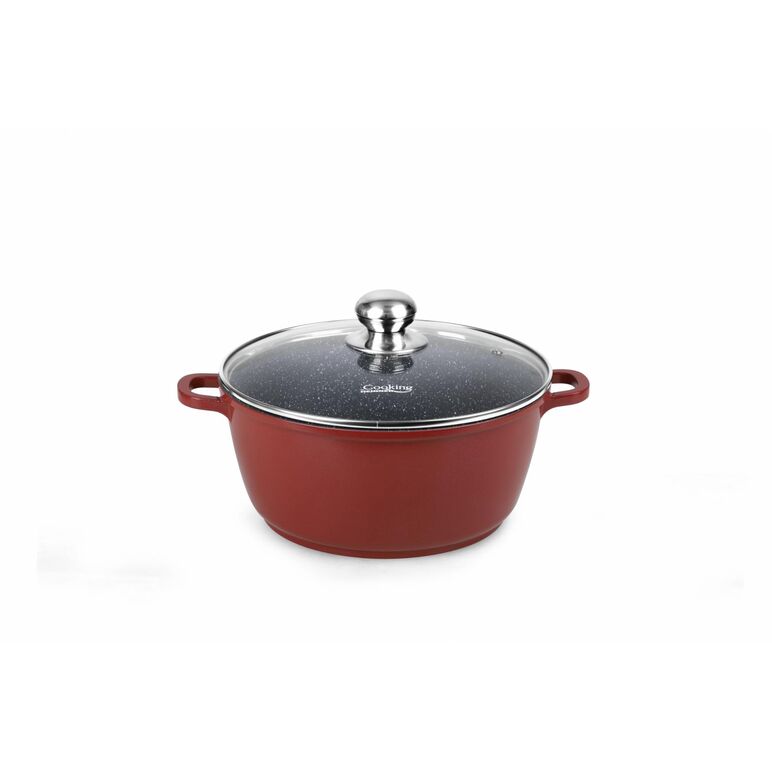 Semioala aluminiu+capac 30x13.5cm, 8l, calabria; cooking by heinner,  Tigai si seturi | electropc.ro