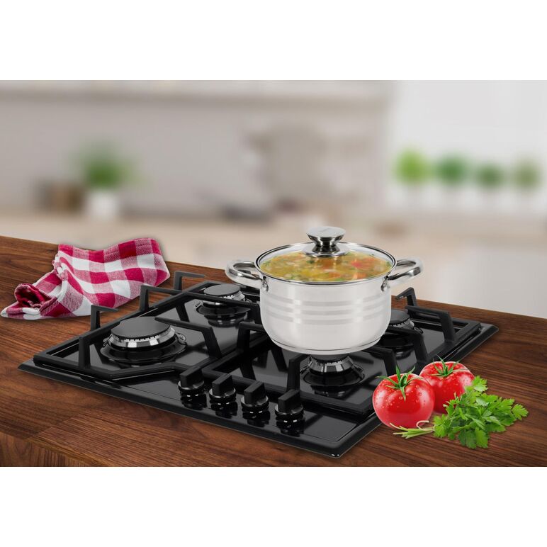 Semioala inox+capac, 18x10.5 cm, 2.5 l, myra, cooking  by heinner ,  Tavi copt | electropc.ro