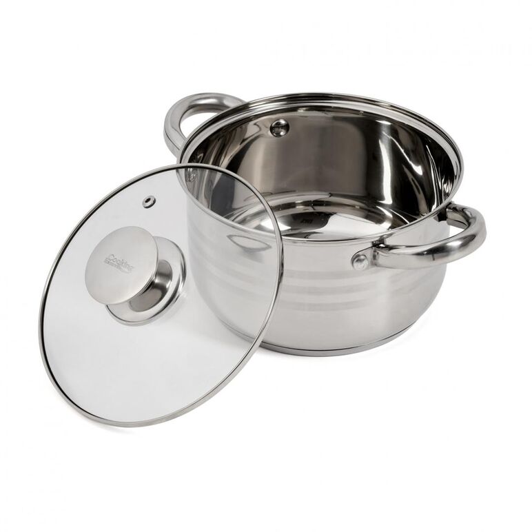 Semioala inox+capac, 18x10.5 cm, 2.5 l, myra, cooking  by heinner ,  Tavi copt | electropc.ro