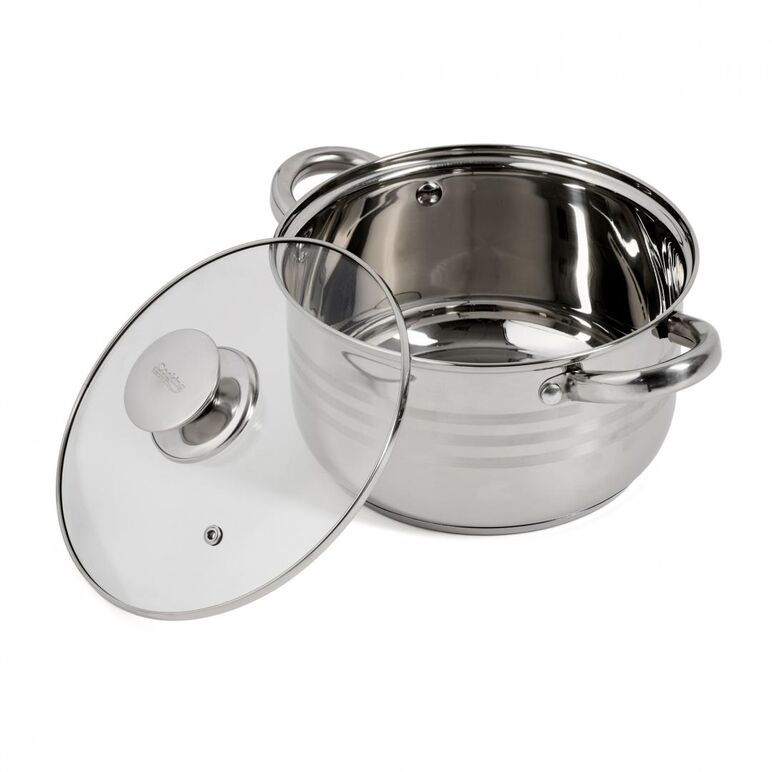 Semioala inox+capac, 20x11.5 cm, 3.5 l, myra, cooking  by heinner,  Tavi copt | electropc.ro