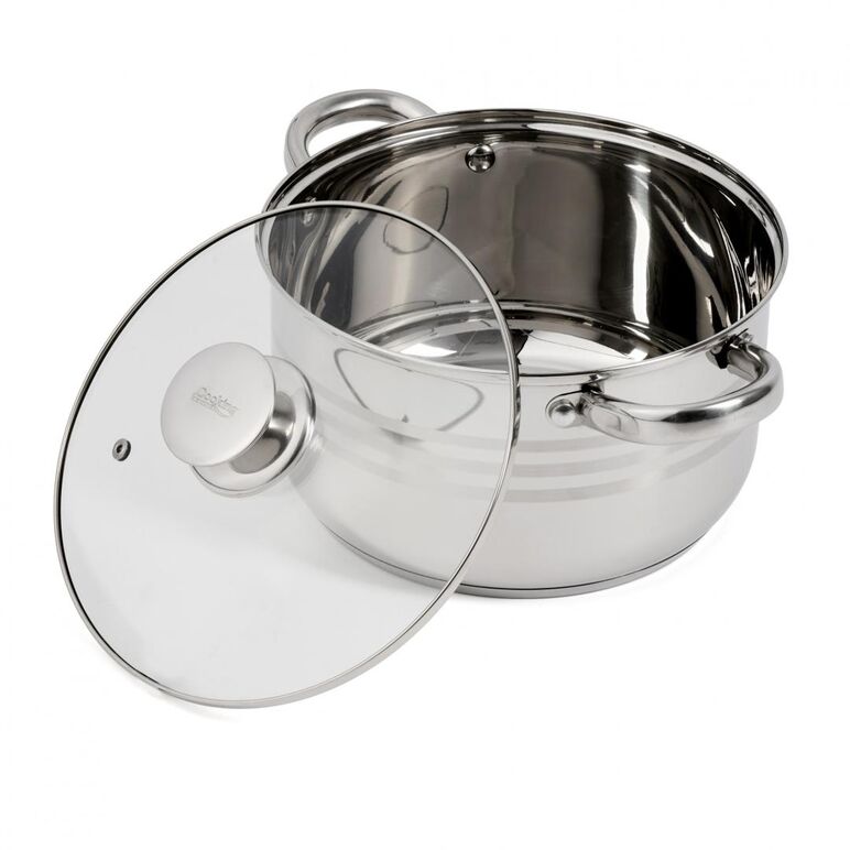 Semioala inox+capac, 22x12.5 cm, 4.5 l, myra, cooking  by heinner ,  Tavi copt | electropc.ro
