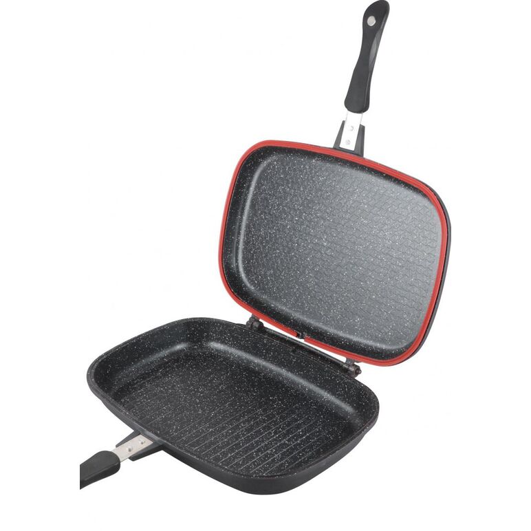 Set 2 garnituri silicon, pentru tigaie dubla, 112 cm, cooking by heinner,  Accesorii bucatarie | electropc.ro