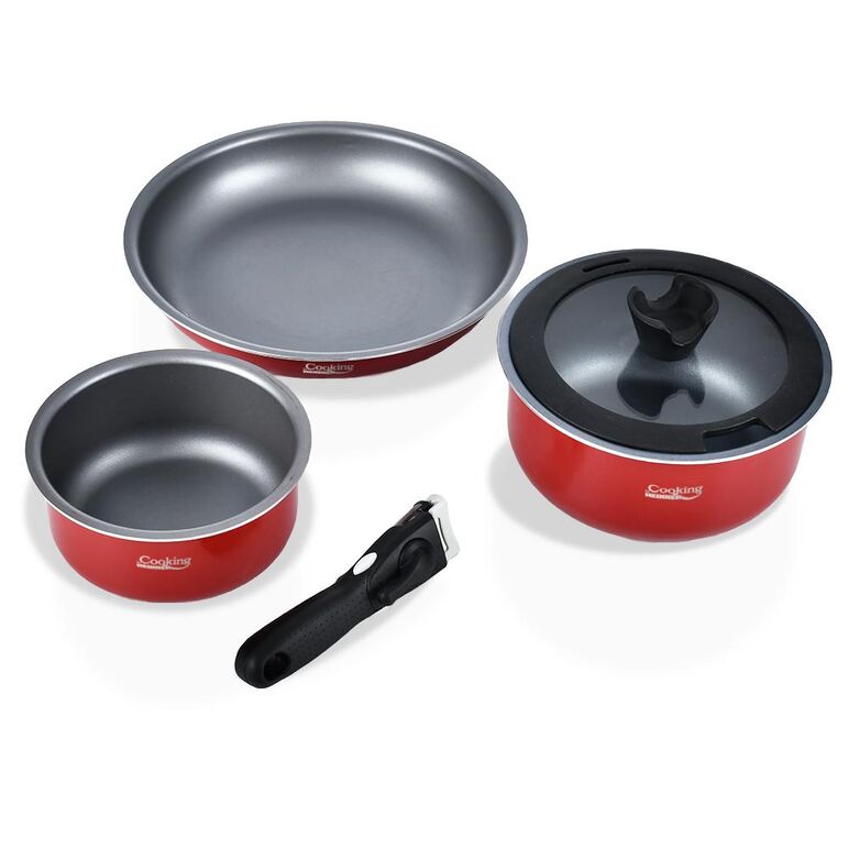 Set gatit aluminiu 5 piese, salsa, cooking by heinner,  Seturi de gatit | electropc.ro