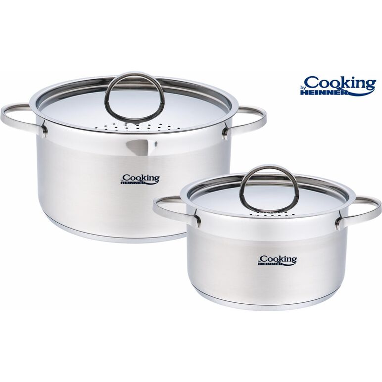 Set gatit din inox 4 piese, aleida, cooking by heinner,  Seturi de gatit | electropc.ro