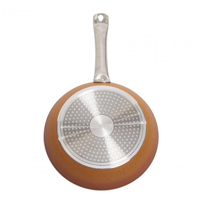 Tigaie aluminiu 24x5 cm cu suport/ separator vase, cerÂmica do brazil, cooking  by heinner,  Tigai si seturi | electropc.ro