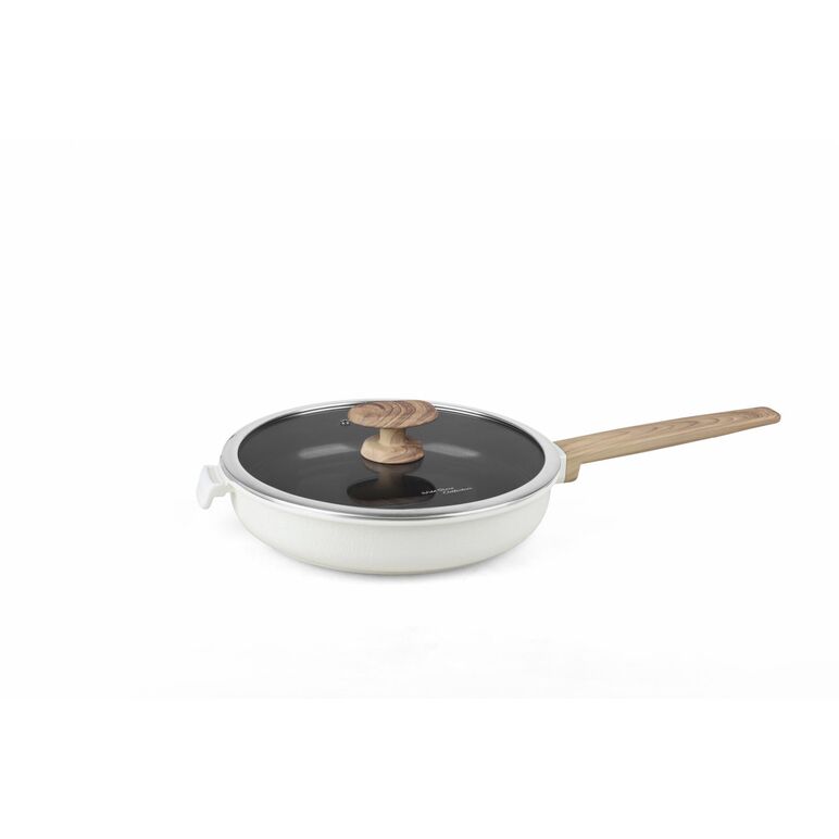 Tigaie aluminiu+capac 20x4.5 cm, wild stone, cooking by heinner,  Tigai si seturi | electropc.ro