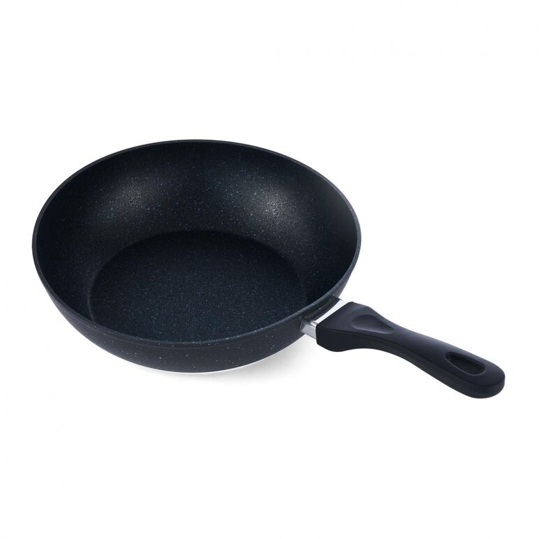Tigaie aluminiu wok 30x8 cm , black sand, cooking  by heinner,  Tigai si seturi | electropc.ro