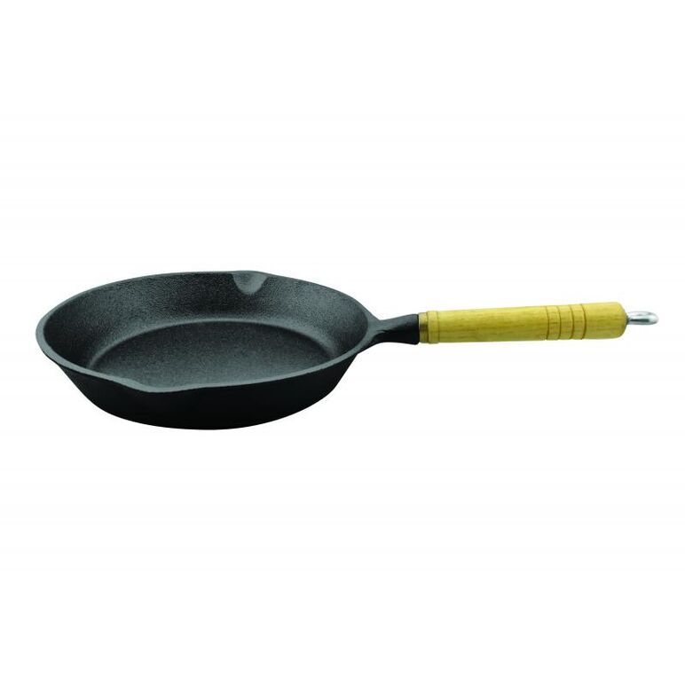 Tigaie fonta pura, maner lemn 23x4 cm, cooking  by heinner,  Tigai si seturi | electropc.ro