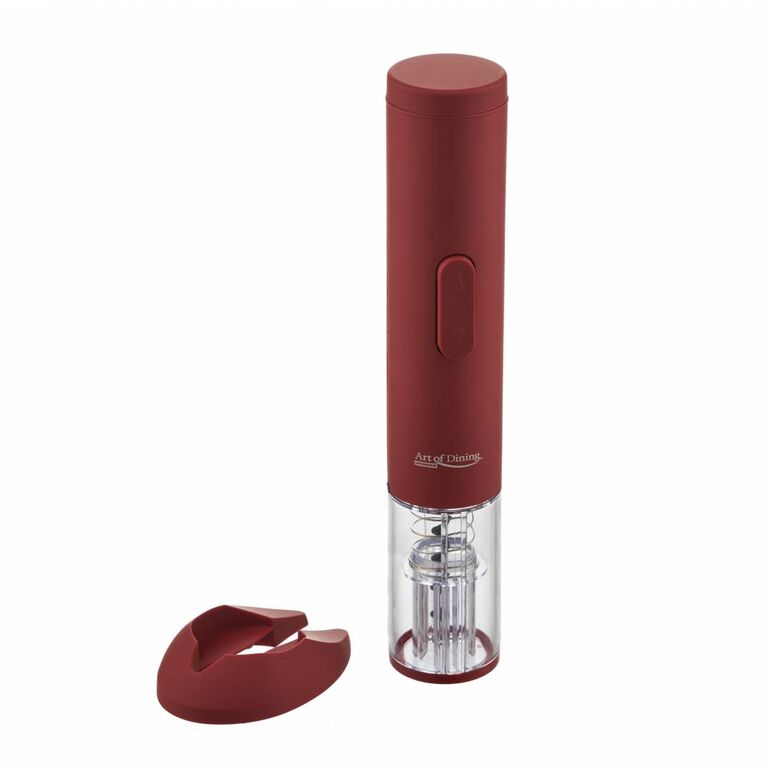 Tirbuson electric + accesoriu pentru taierea foliei, 26cm, art of dining,  Accesorii servire | electropc.ro