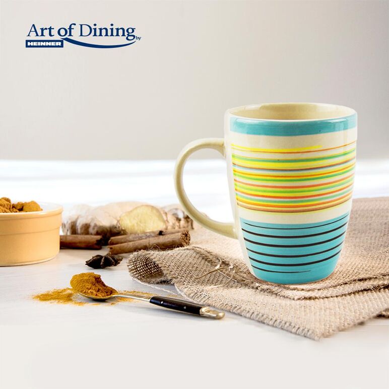 Cana ceramica 285 ml, sara, albastru, art of dinning by heinner,  Cani & Cesti | electropc.ro