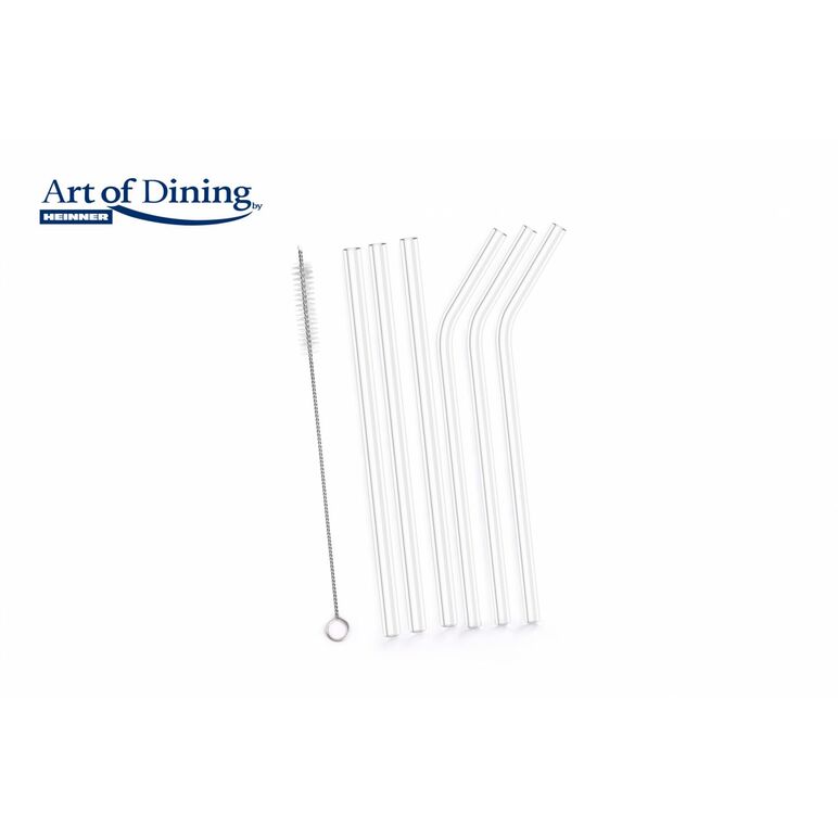 Set 6 paie din sticla+perie pentru curatare, art of dining by heinner,  Accesorii servire | electropc.ro