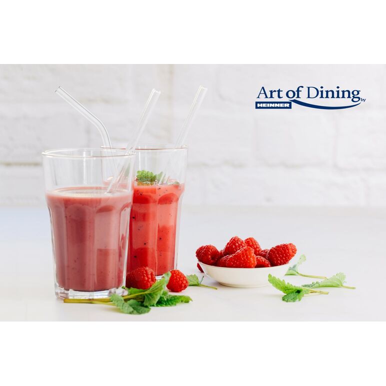 Set 6 paie din sticla+perie pentru curatare, art of dining by heinner,  Accesorii servire | electropc.ro