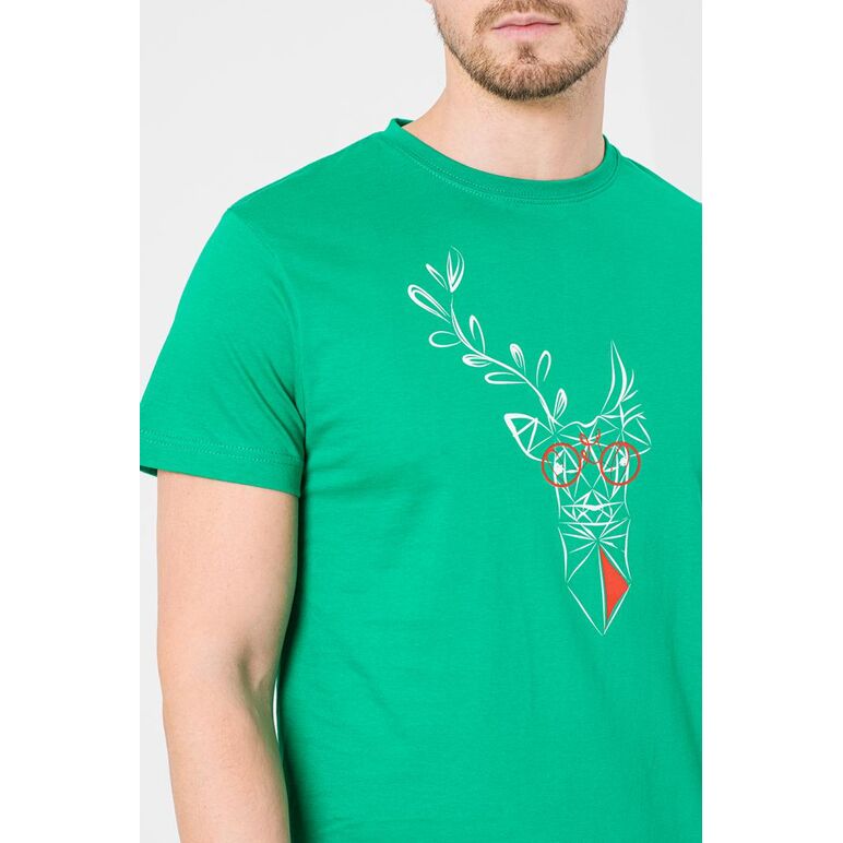Tricou  cerb familie barbati   k green-xl,  Tricouri | electropc.ro