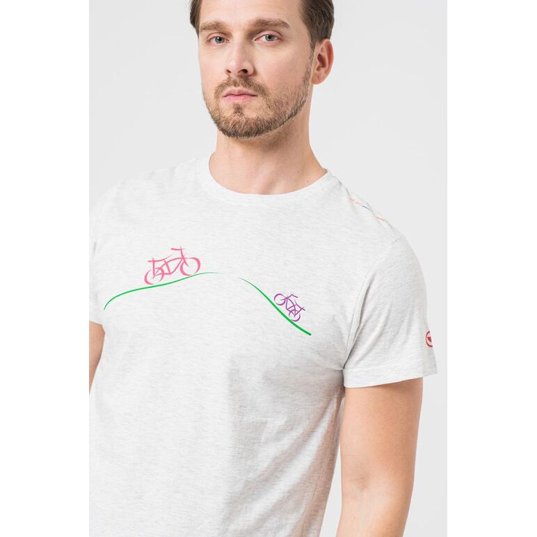 Tricou casual biciclete familie barbati light grey-l,  Tricouri | electropc.ro