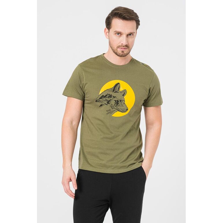 Tricou casual ciucas barbati kaki-m,  Tricouri | electropc.ro