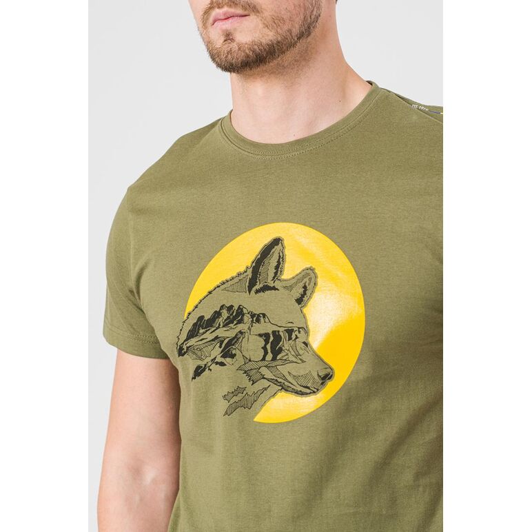 Tricou casual ciucas barbati kaki-m,  Tricouri | electropc.ro