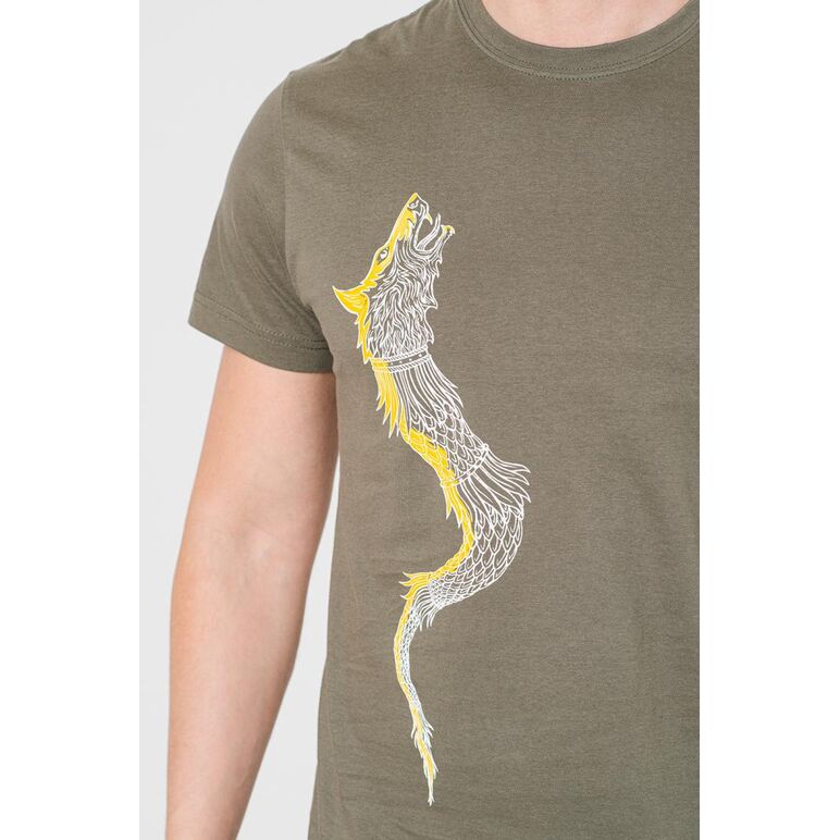 Tricou casual dracon barbati gray-l,  Tricouri | electropc.ro