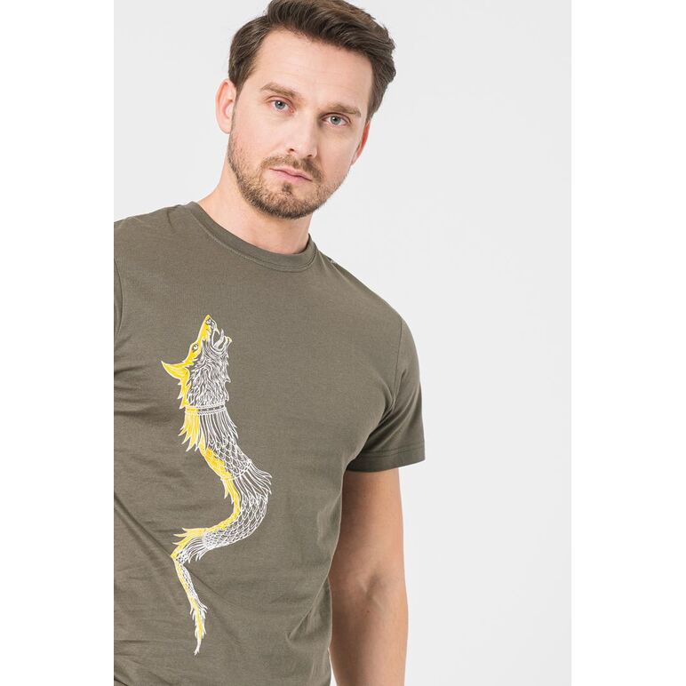 Tricou casual dracon barbati gray-m,  Tricouri | electropc.ro
