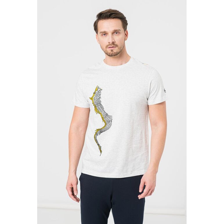 Tricou casual dracon barbati light gray-s,  Tricouri | electropc.ro