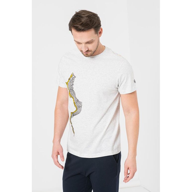 Tricou casual dracon barbati light gray-xxl,  Tricouri | electropc.ro