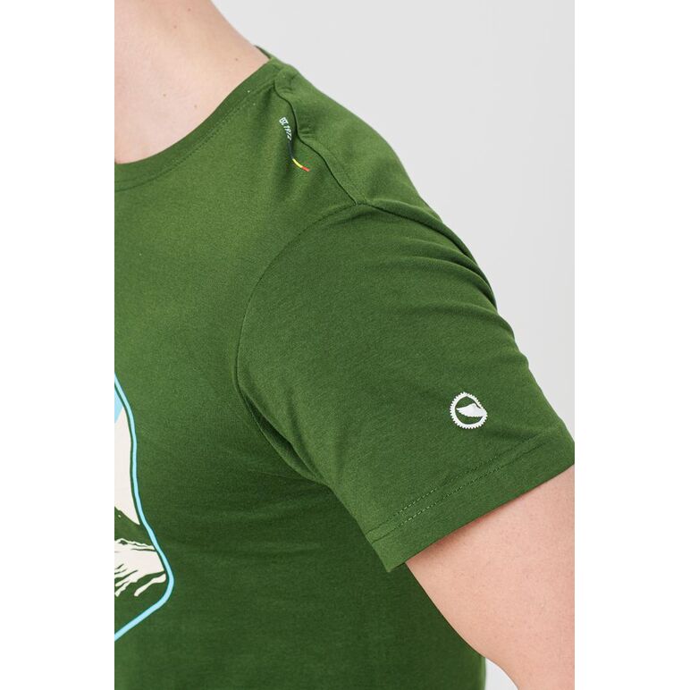 Tricou casual moldoveanu barbati bottle green-l,  Tricouri | electropc.ro