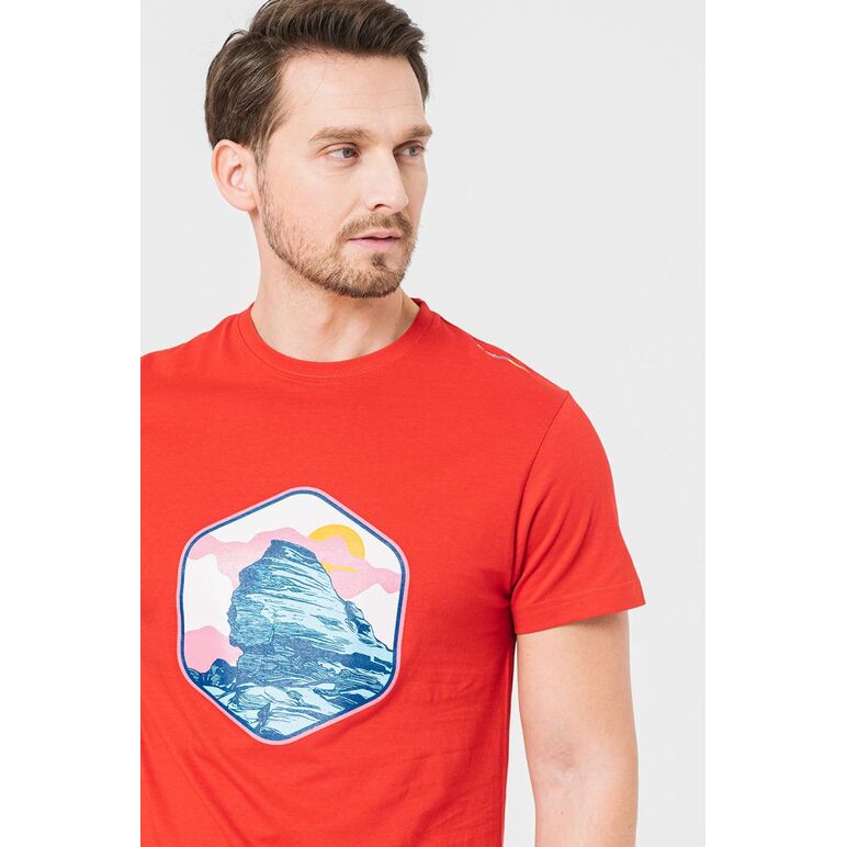Tricou casual sfinx barbati red-s,  Tricouri | electropc.ro