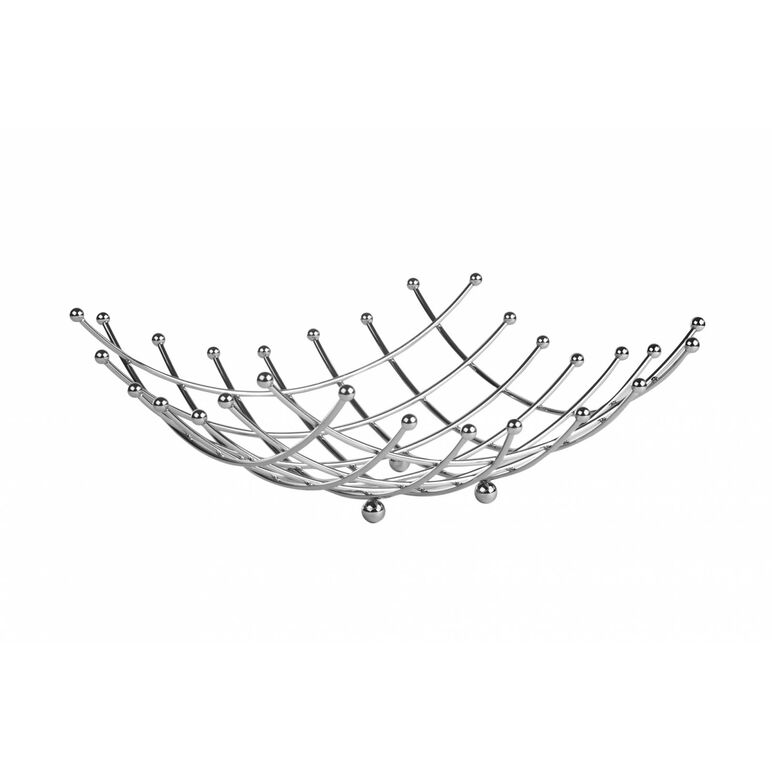 Cos fructe metalic 26x26x9 cm,vanora home,  Accesorii servire | electropc.ro