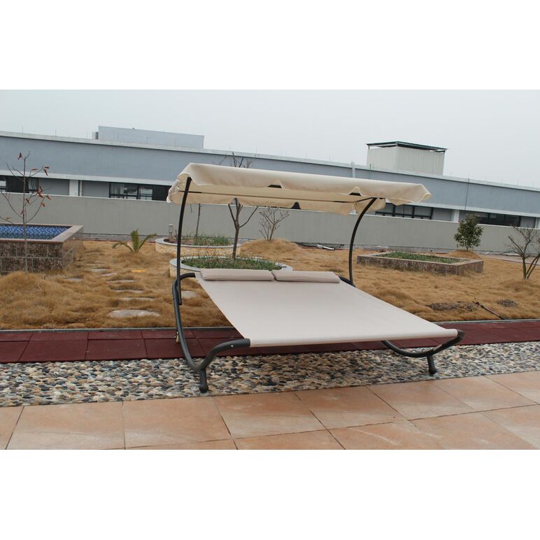 Hr sezlong pat 2 persoane 220x202x151,  Balansoare | electropc.ro