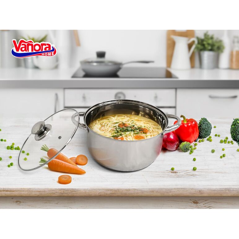 Semioala inox+capac 20x11cm 3.3l, dora, vanora home,  Tavi copt | electropc.ro