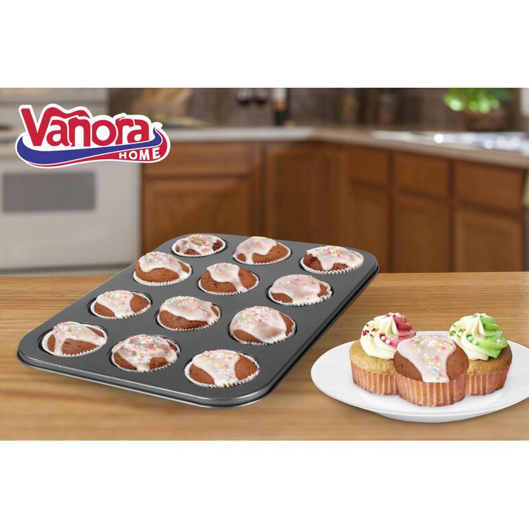 Tava copt 12 forme -  briose, vanora home,  Tavi copt | electropc.ro