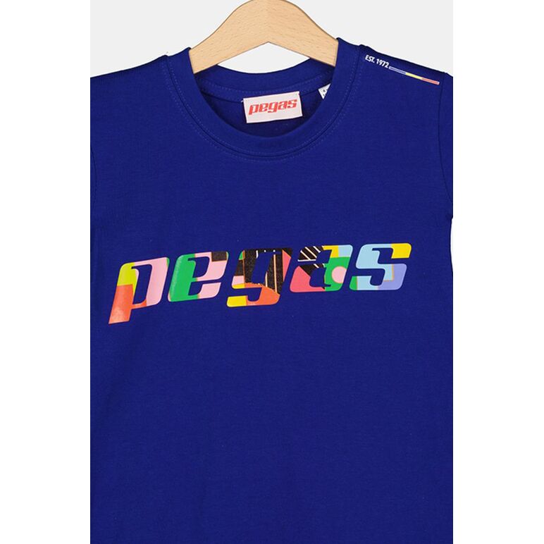 Tricou  logo multicolor copii  royal blue-12,  Tricouri | electropc.ro