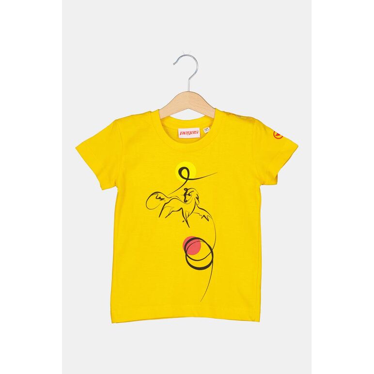 Tshirt casual c cal pegas yellow-12,  Tricouri | electropc.ro