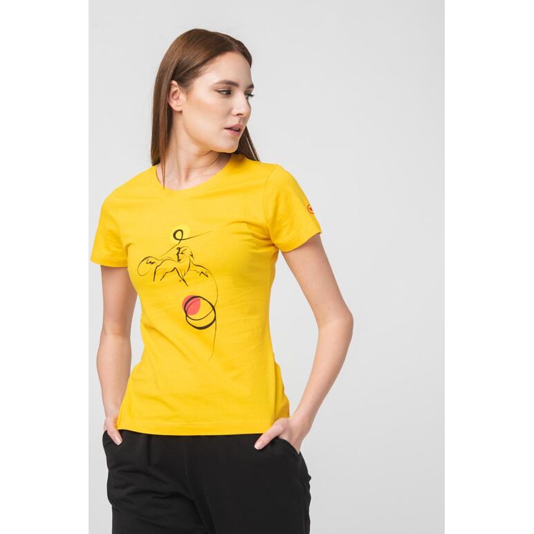 Tshirt casual f cal pegas yellow-xs,  Tricouri | electropc.ro