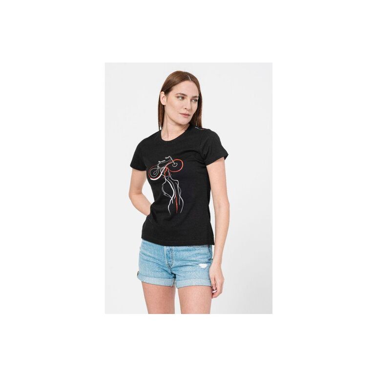 Tshirt casual f doamna cu... black-xs,  Tricouri | electropc.ro
