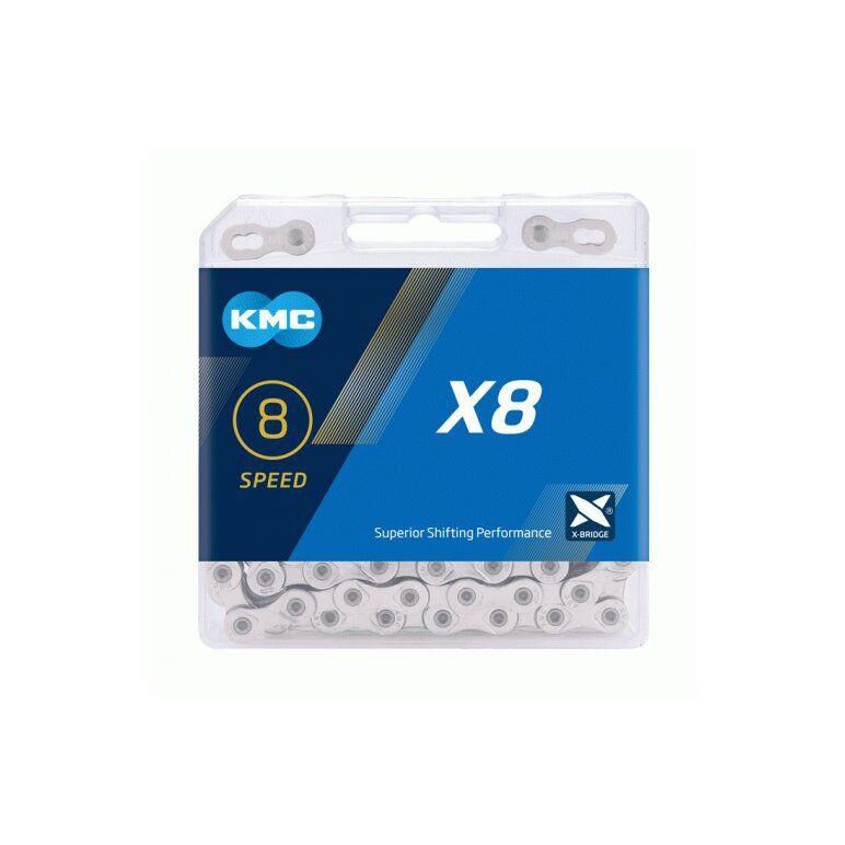 Lant kmc x8 silver/silver,  Piese ciclism | electropc.ro