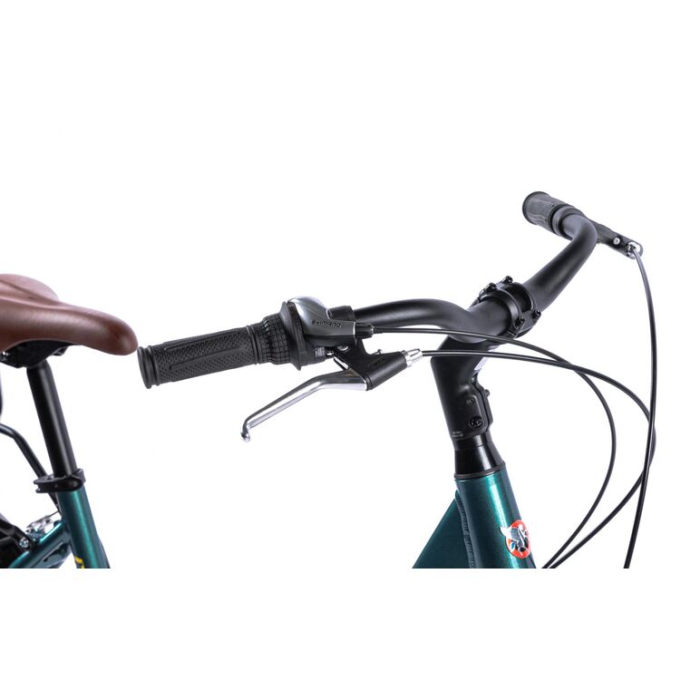 Bicicleta oras pegas comoda verde pin ( al),  Biciclete | electropc.ro