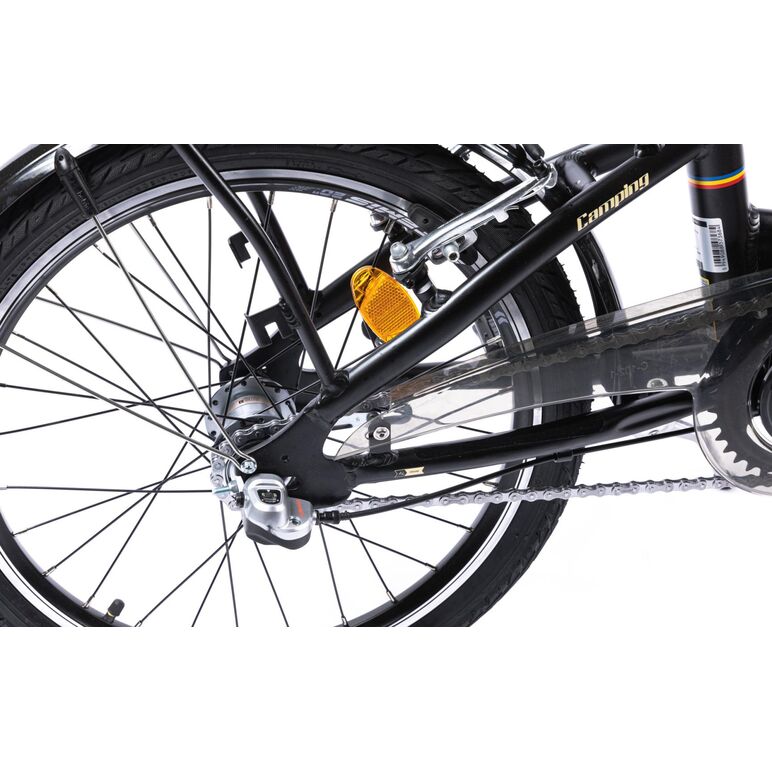 Bicicleta pliabila pegas camping 3s negru mat ( al ),  Biciclete | electropc.ro